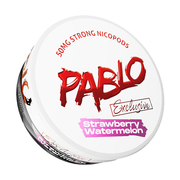 Pablo Exclusive Strawberry Watermelon Nicotine Pouches, Packaging, Front