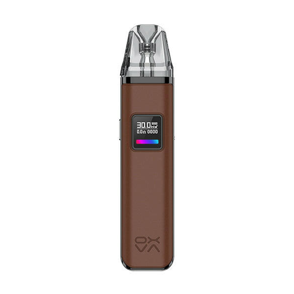 Oxva Xlim Pro Brown Leather Kit, Device, Front